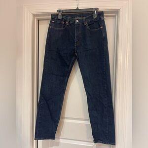 Levi's Men's Straight Jeans in Deep Indigo